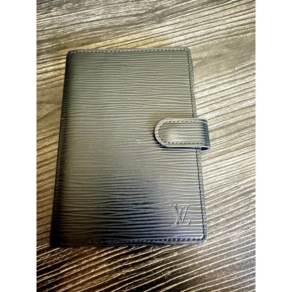 Louis Vuitton Epi Agenda PM in Black